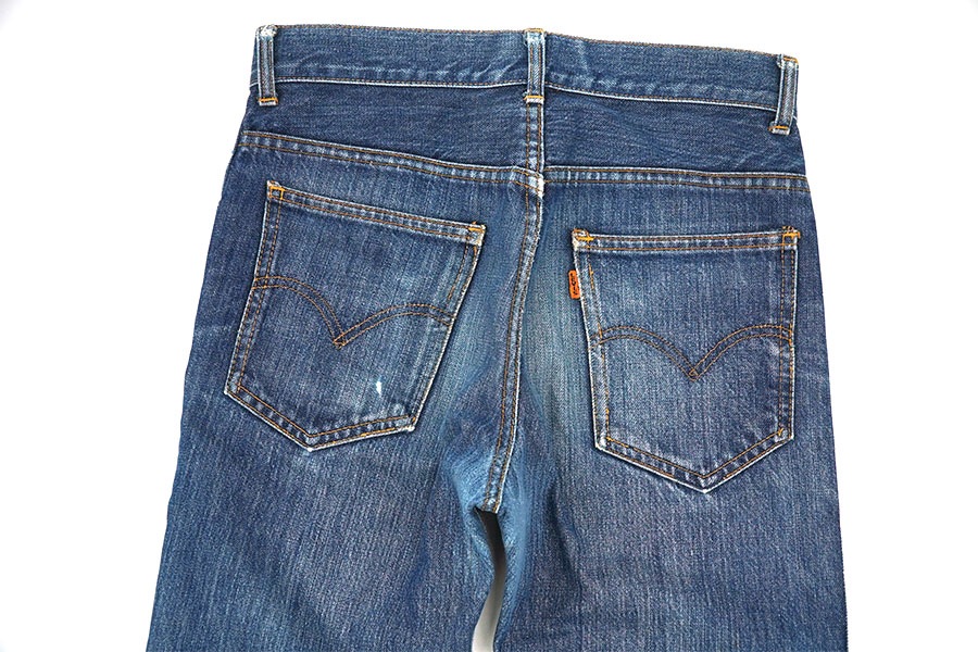 60's Levi's 606 オレンジタブBIG-E デニムパンツ 良色落ち 実寸(30x27.5位)