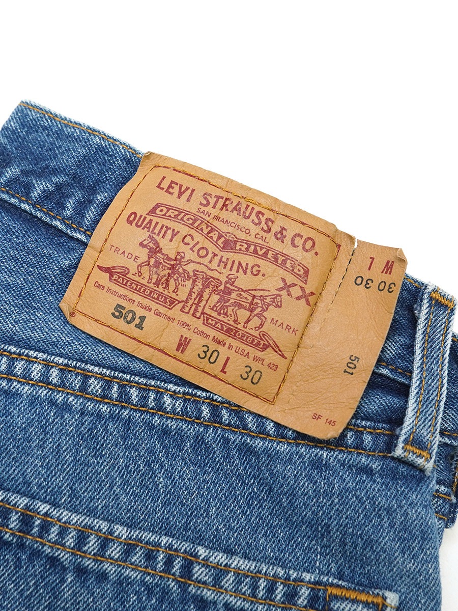 90'S LEVI'S 501 BLUE JEANS (SIZE.W30 L30) MADE IN USA | すべての