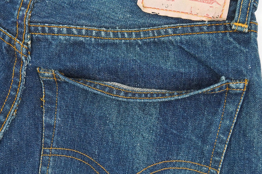 70'S LEVI'S 501 BIG E CUSTOM DENIM SKIRT (APPROX.W30)