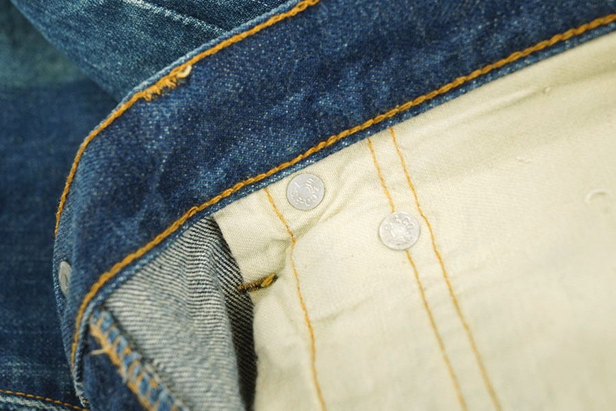 70'S LEVI'S 501 BIG E CUSTOM DENIM SKIRT (APPROX.W30)