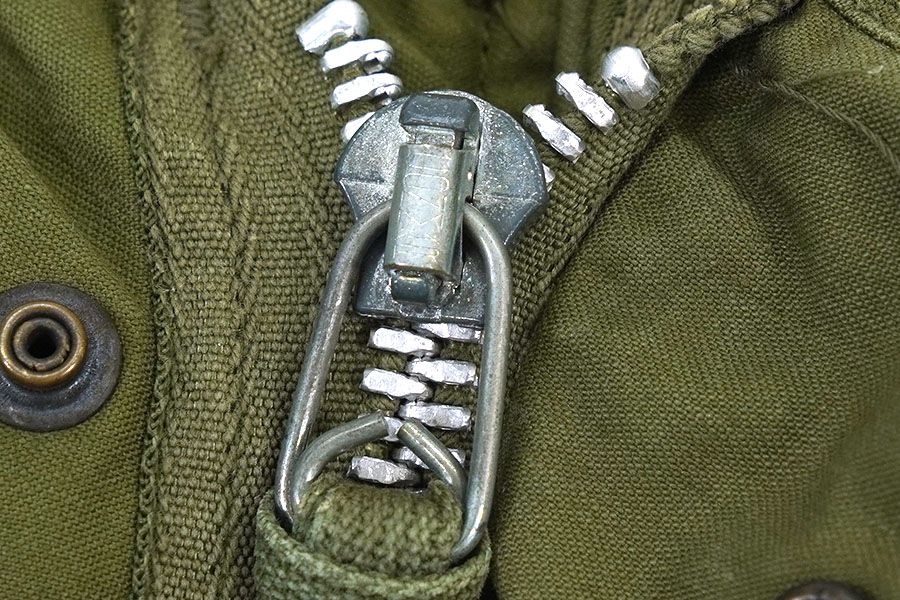 60s~M-65 フィールドジャケット アルミジップ 60's~ U.S.ARMY M-65 フィールドジャケット アルミジップ 表記