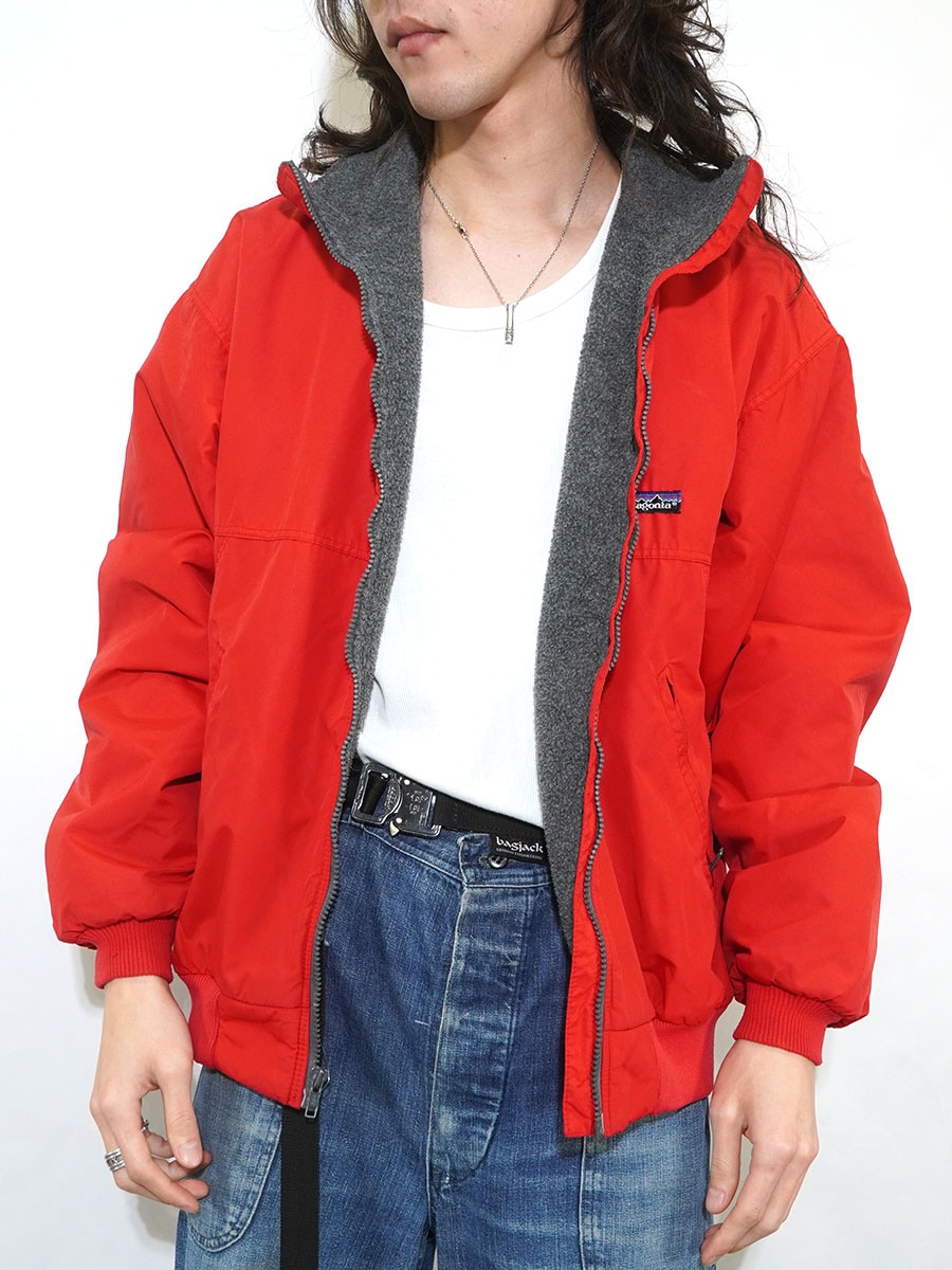 80's パタゴニア シェルドシンチラジャケット レッド 表記(M) USA製