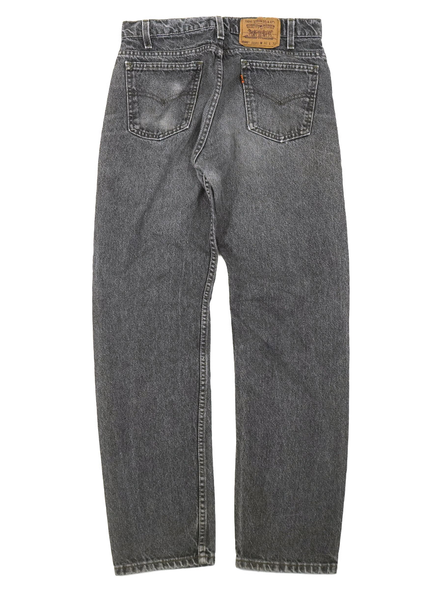 90'S LEVI'S 505 BLACK JEANS (SIZE.W32 L32) MADE IN USA | NEW ITEM
