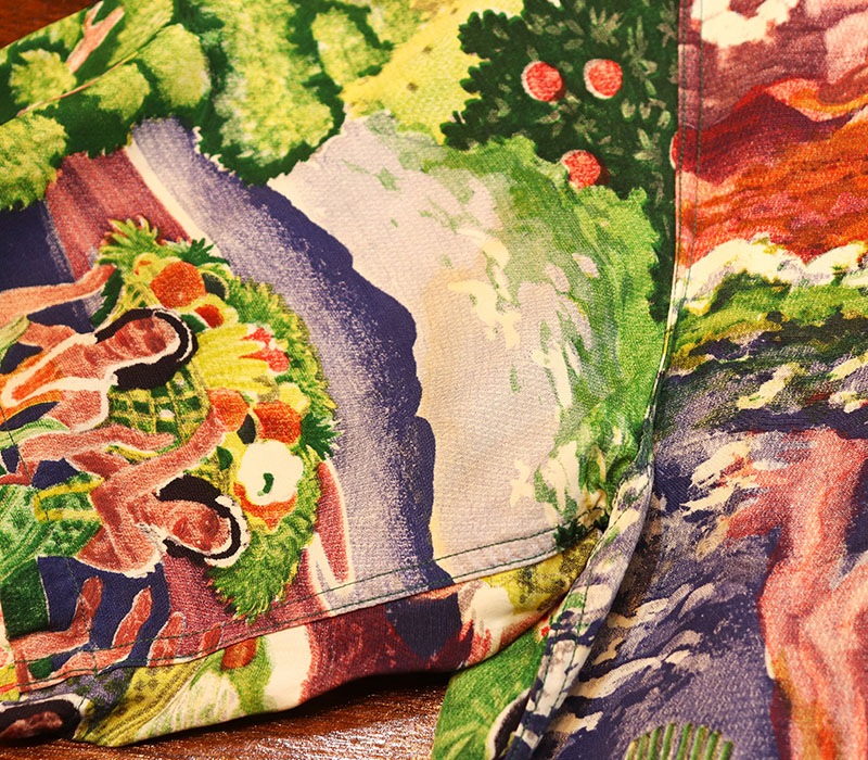 1950s HAWAIIAN SHIRT , SAVAGE , Size  M