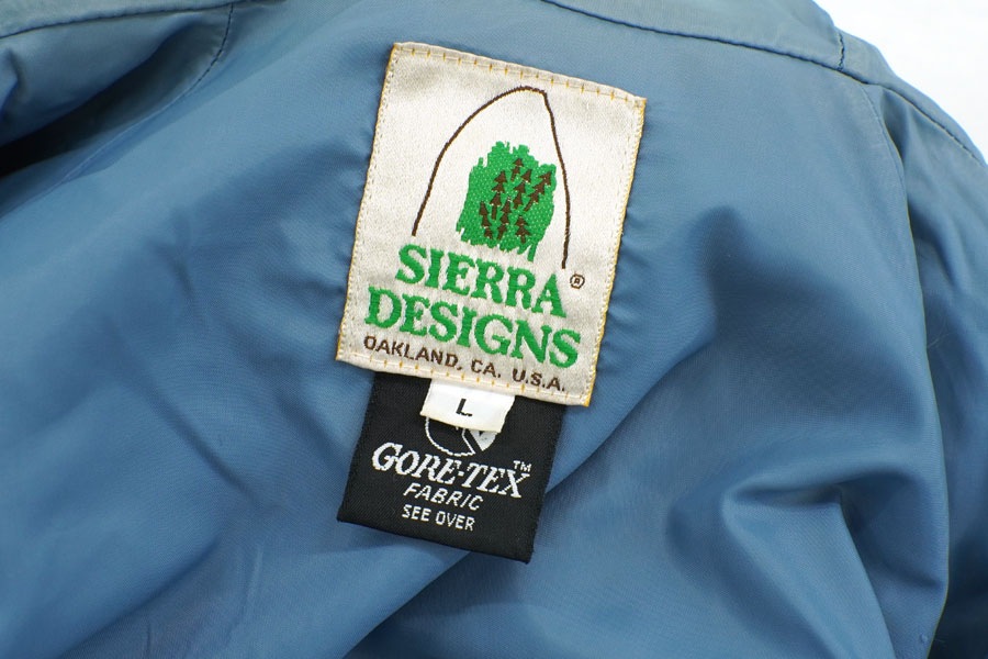 70's SIERRA DESIGNS GORE-TEX マウンテンパーカ ネイビー 表記(L)