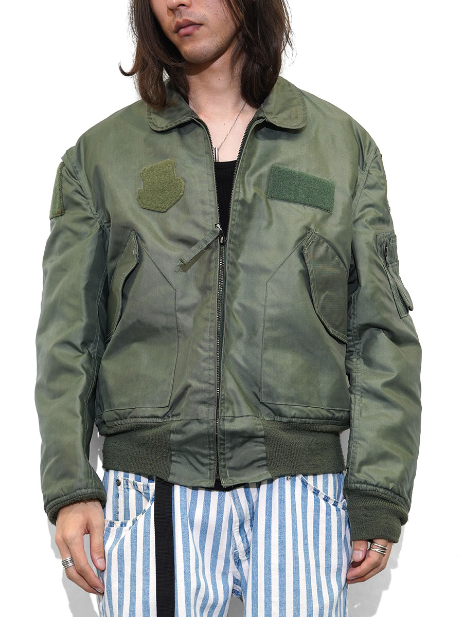 05 USAF MIL-J-83382C CWU-36/P フライトジャケット 表記(LARGE