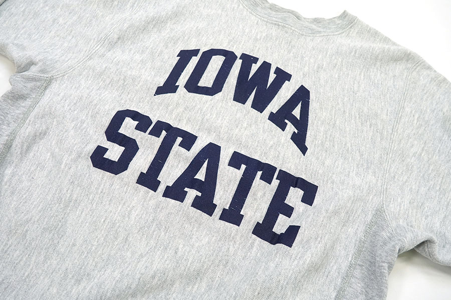 90'S CHAMPION REVERSE WEAVE CREW ''IOWA STATE'' (SIZE. MEDIUM