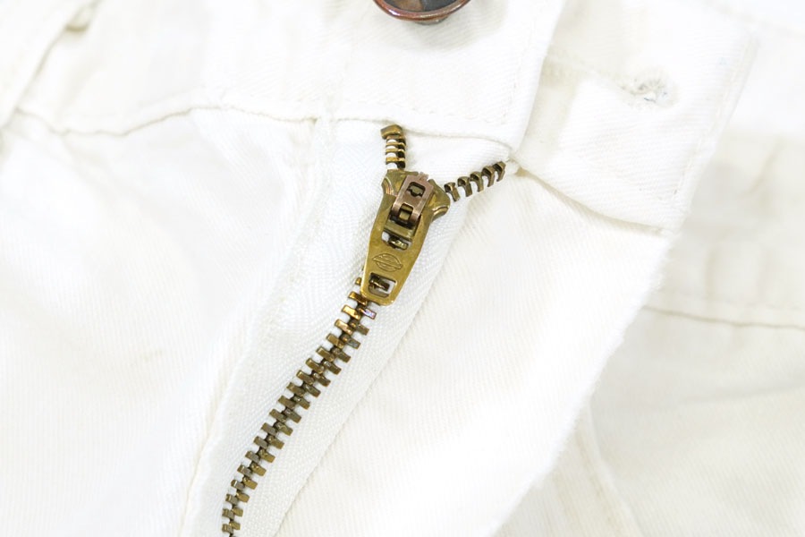 00's Dickies ホワイト コットンペインターパンツ ペンキ飛び！実寸(W30 L29位)