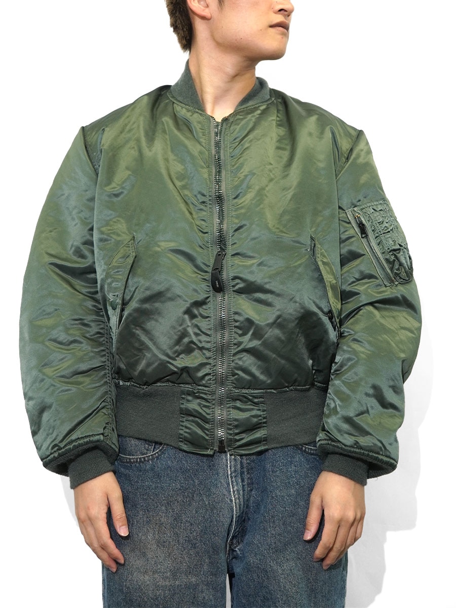 USA製 ALPHA INDUSTRIES MA-1 フライトジャケット 表記(LARGE) | NEW