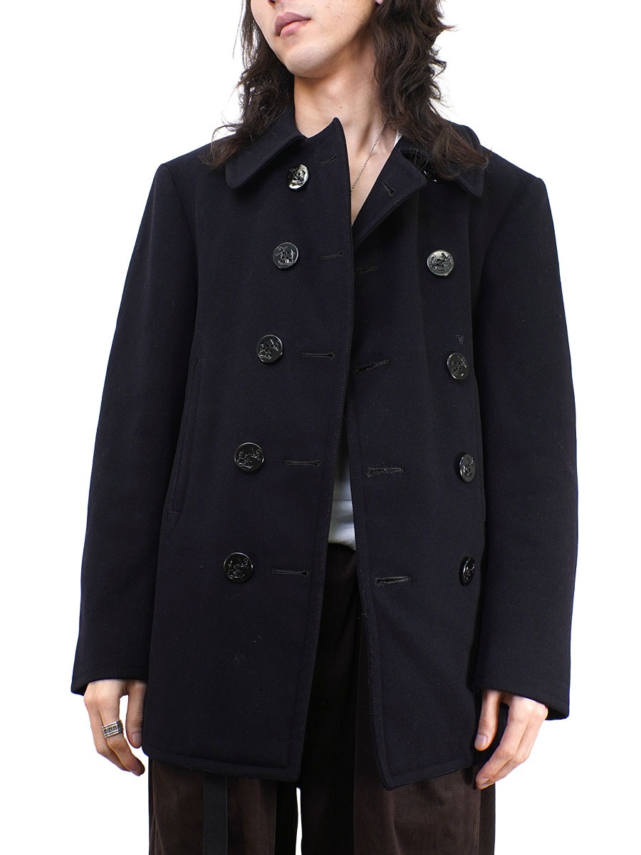 40's U.S.NAVY 10ボタン Pコート 実寸(36位)① | MILITARY