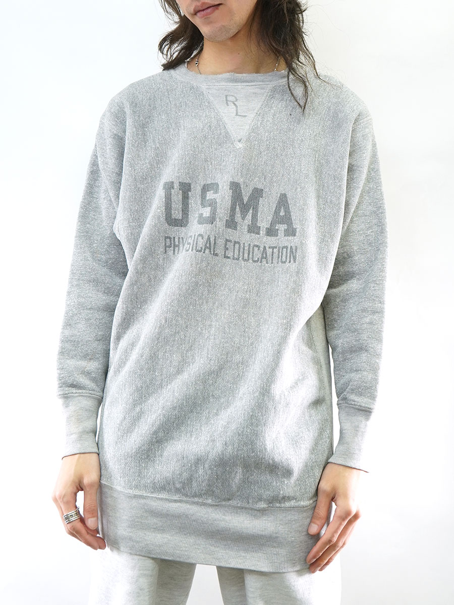 70's 単色タグ チャンピオンRW 前V ''USMA'' 染み込みプリント 表記(M