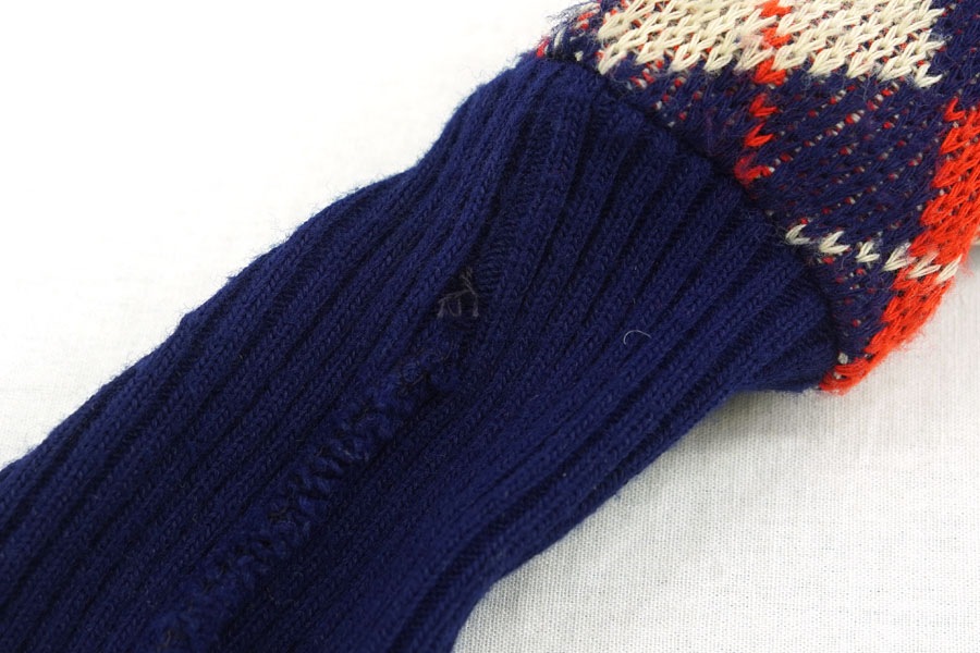 60's～ Don Loger アーガイル柄 ニットカーディガン 表記(L)