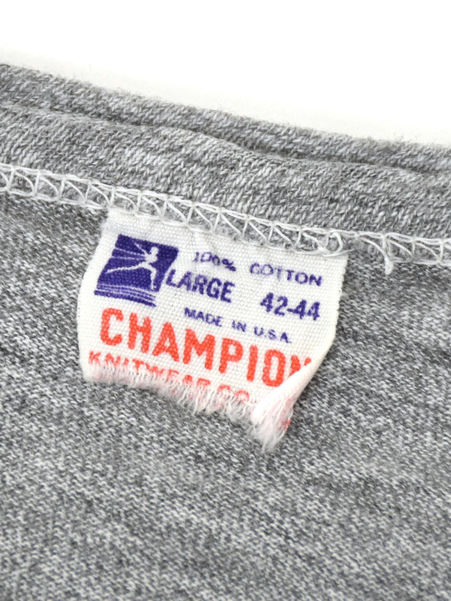 60's ランタグ チャンピオン ''CLITON YMCA STAFF'' 3段プリント T