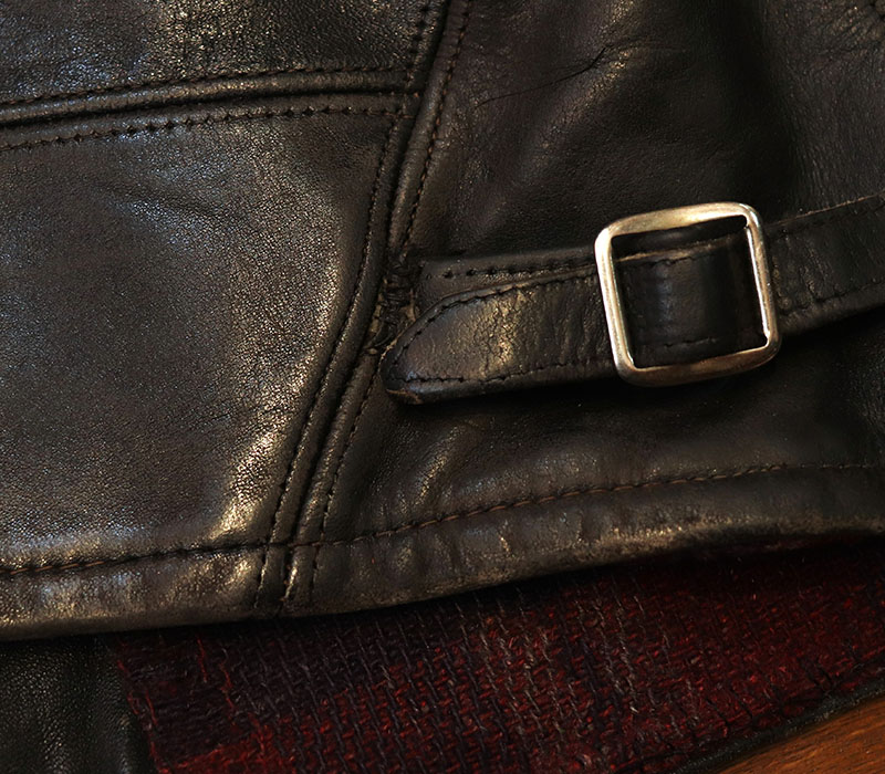 1930s LEATHER JACKET , Size 46