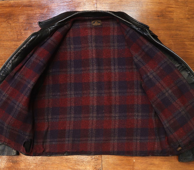 1930s LEATHER JACKET , Size 46