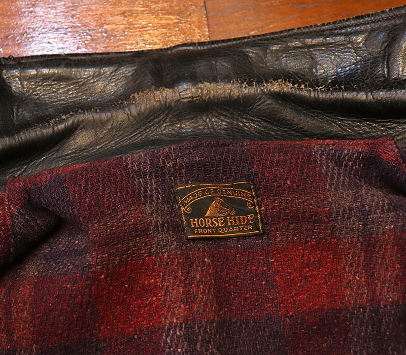 1930s LEATHER JACKET , Size 46