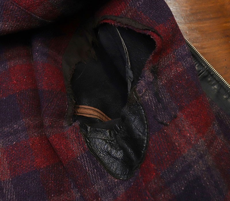 1930s LEATHER JACKET , Size 46