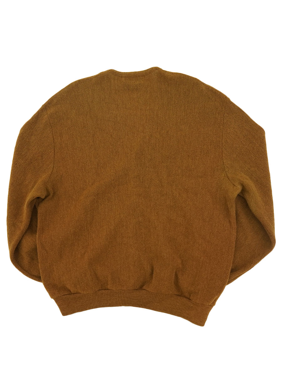 70's ROBERT BRUCE アルパカ×ウール ニットカーディガン コーヒー