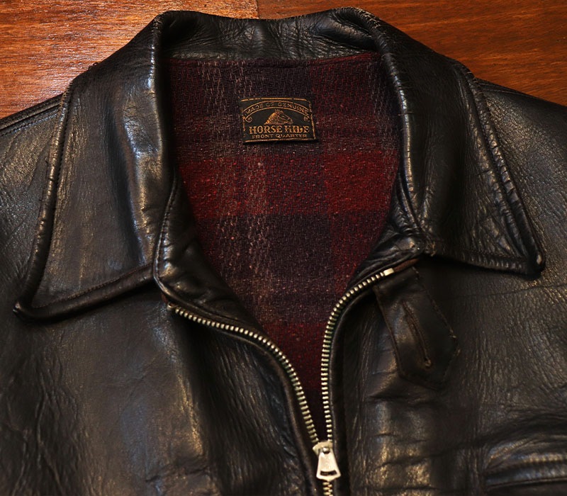 1930s LEATHER JACKET , Size 46