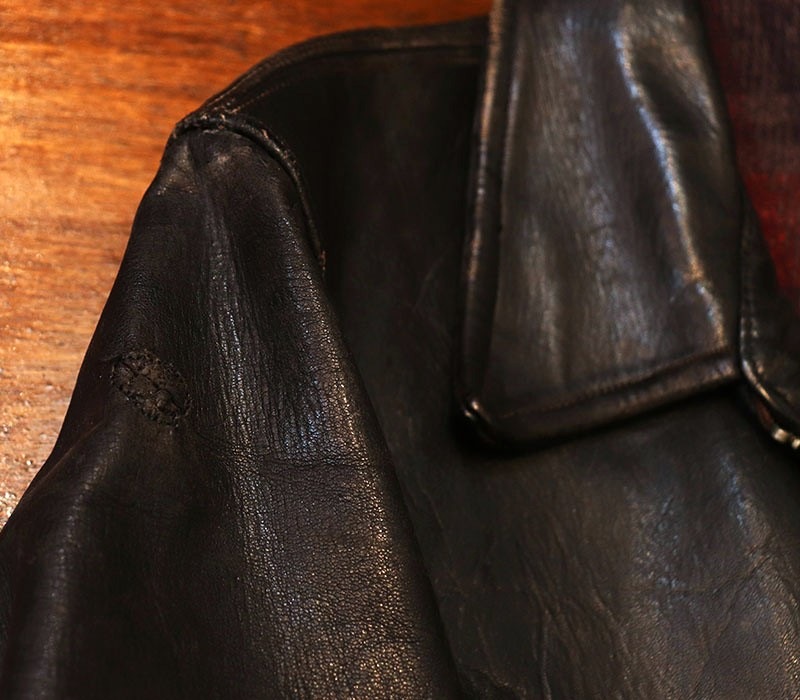 1930s LEATHER JACKET , Size 46