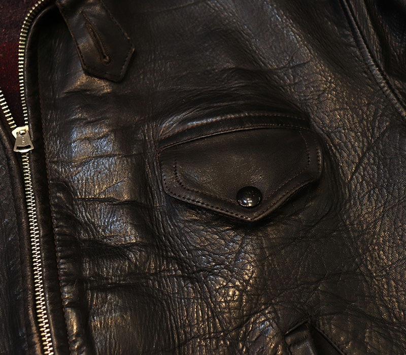 1930s LEATHER JACKET , Size 46