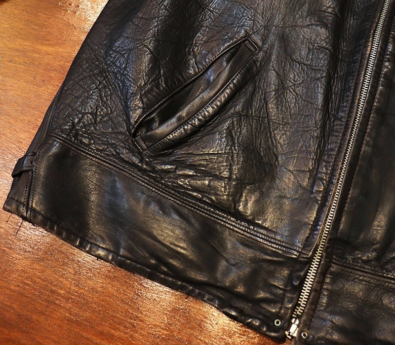 1930s LEATHER JACKET , Size 46