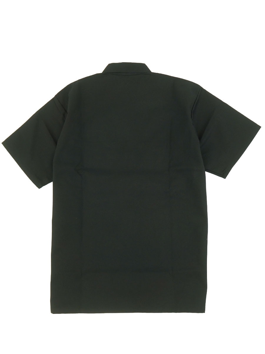 BEN DAVIS HALF ZIP S/S SHIRT BLACK (SIZE. LARGE) NOS | NEW ITEM