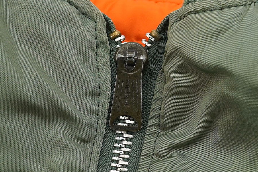 USA製 ALPHA INDUSTRIES MA-1 MIL-J-82790J フライトジャケット 表記(X