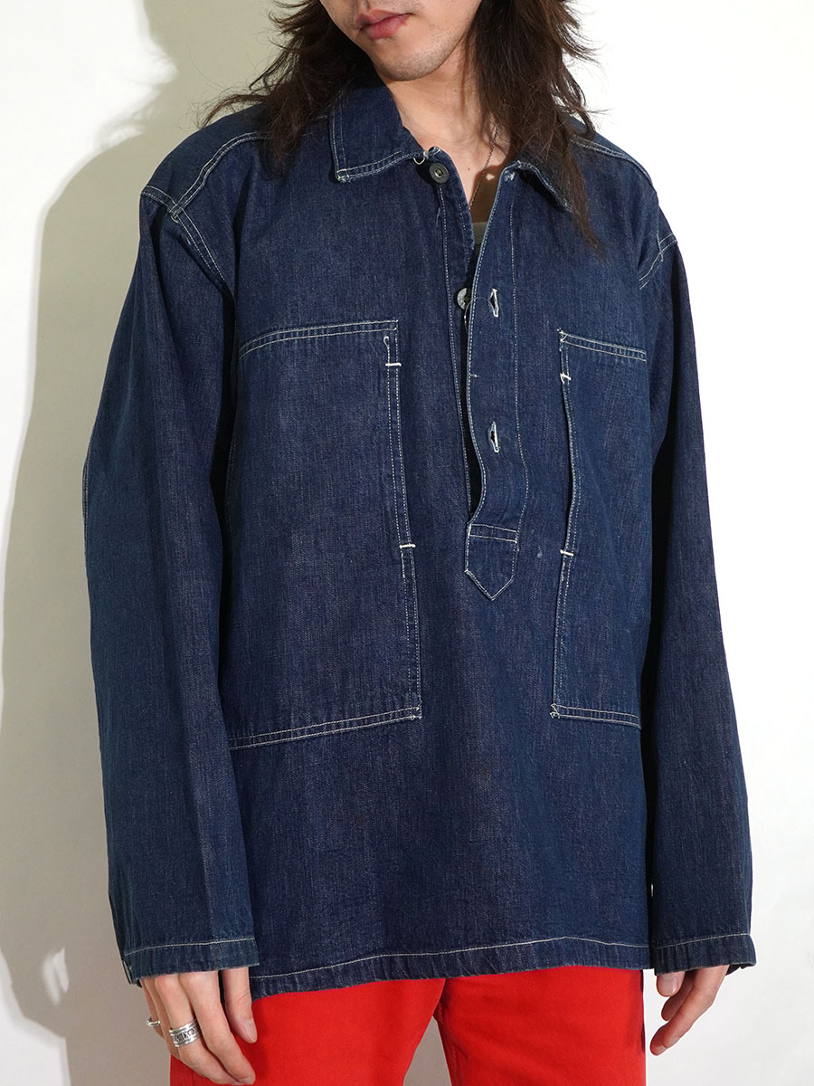 30'S U.S.ARMY M-35 DUNGAREE DENIM JUMPER (APPROX.MEDIUM)