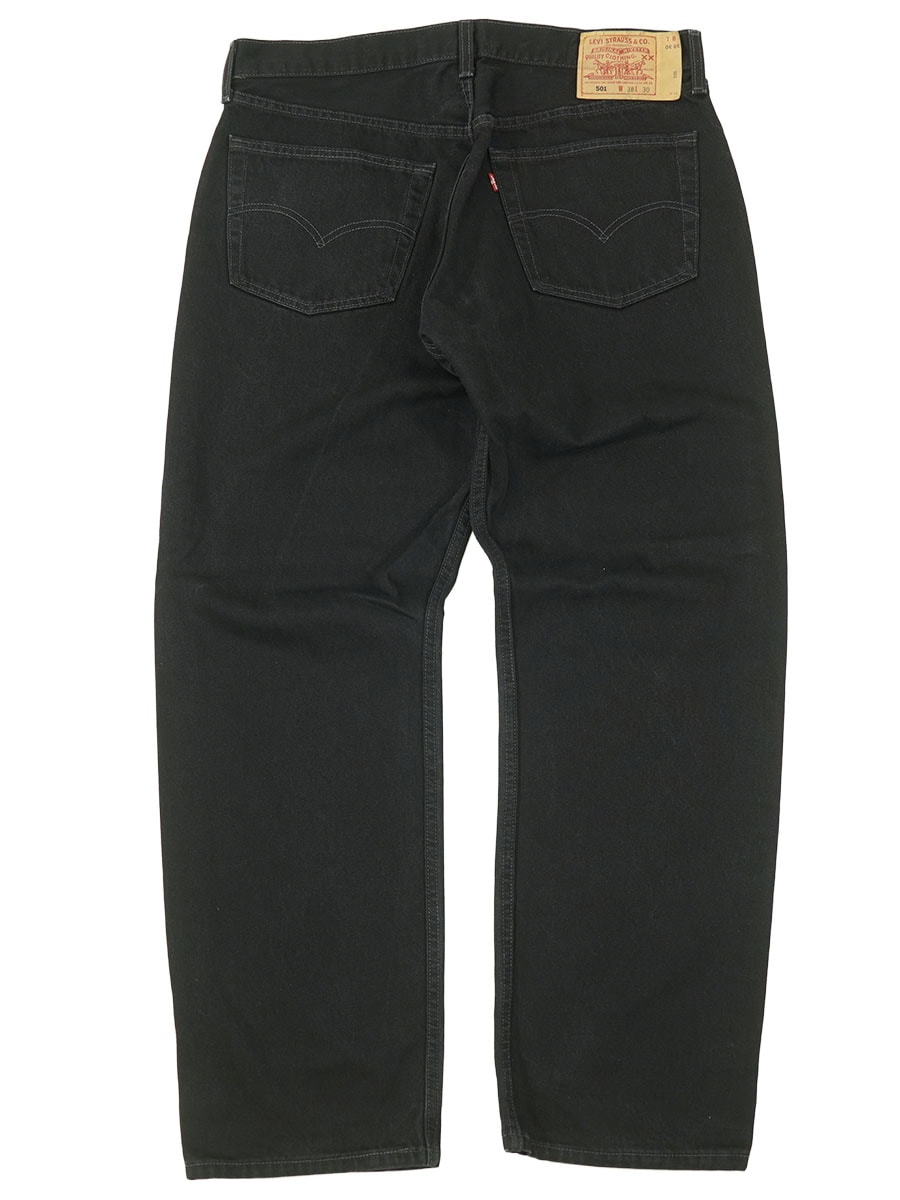 00's LEVI'S 501 ブラックデニムパンツ 色残りブラック 表記(W38 L30