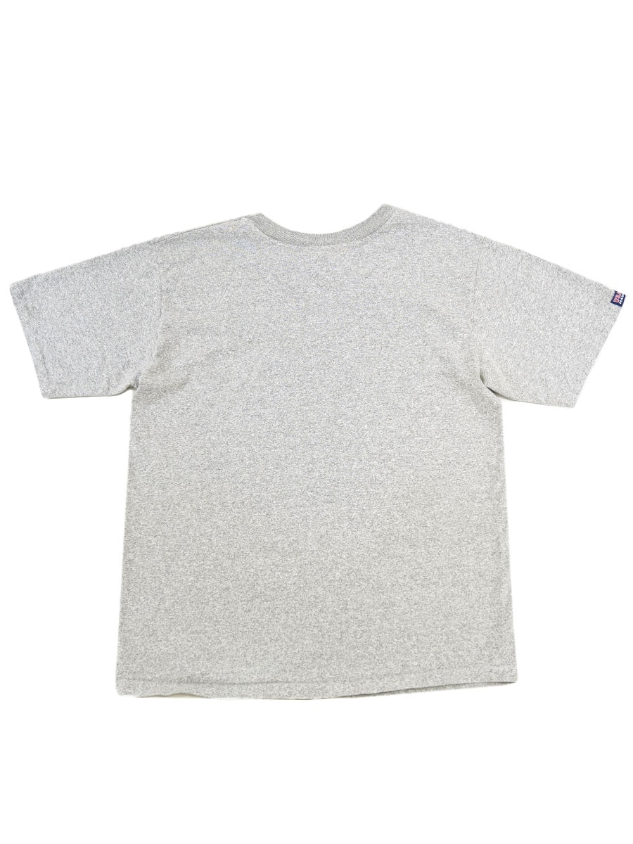 90's U.S.M.C. 油性プリント 霜降りグレー 袖シングル Teeシャツ 90s USA製 アート イラスト プリント Tシャツ メンズ XL