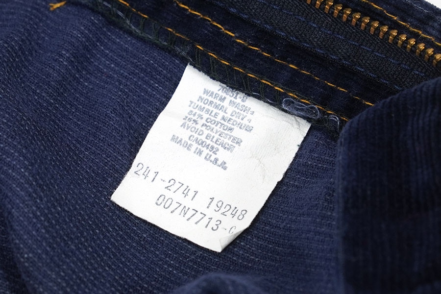 【USA製】 Lee コーデュロイ　ネイビー 80's Lee 200-2841 コーデュロイパンツ 