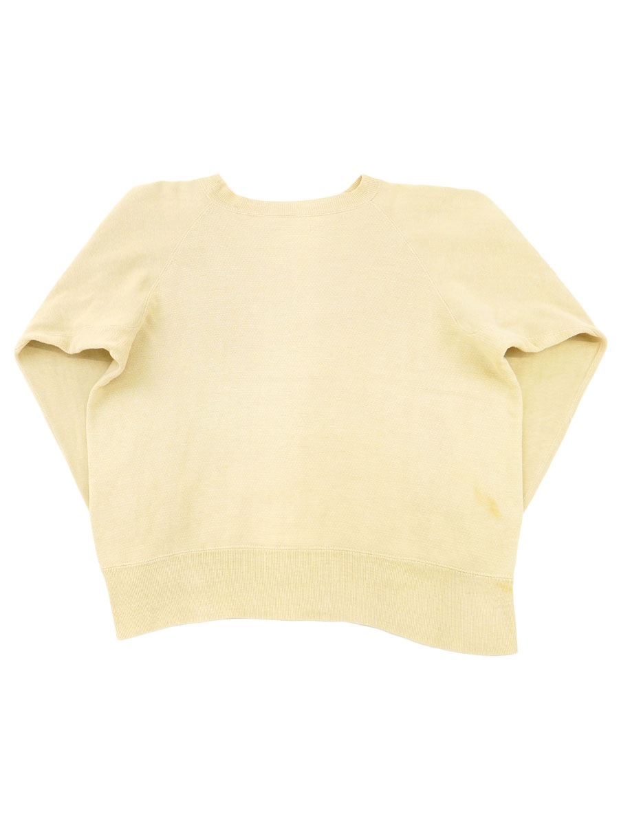 50's～ 無地 フリーダムスリーブスウェット ベージュ 実寸(L位)