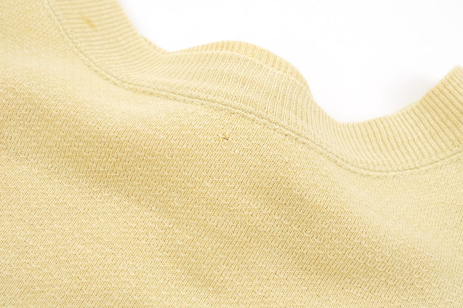 50's～ 無地 フリーダムスリーブスウェット ベージュ 実寸(L位)