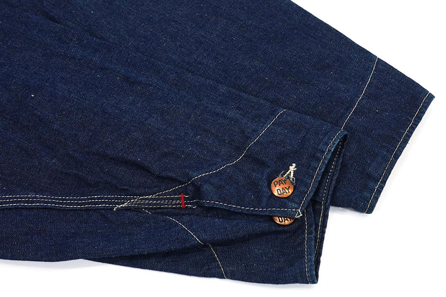 50's PAY-DAY デニムカバーオール 濃紺 実寸(38位) | NEW ITEM