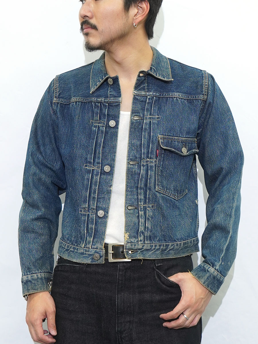 50's LEVI'S 506XX デニムジャケット スライドバックル 良雰囲気 実寸