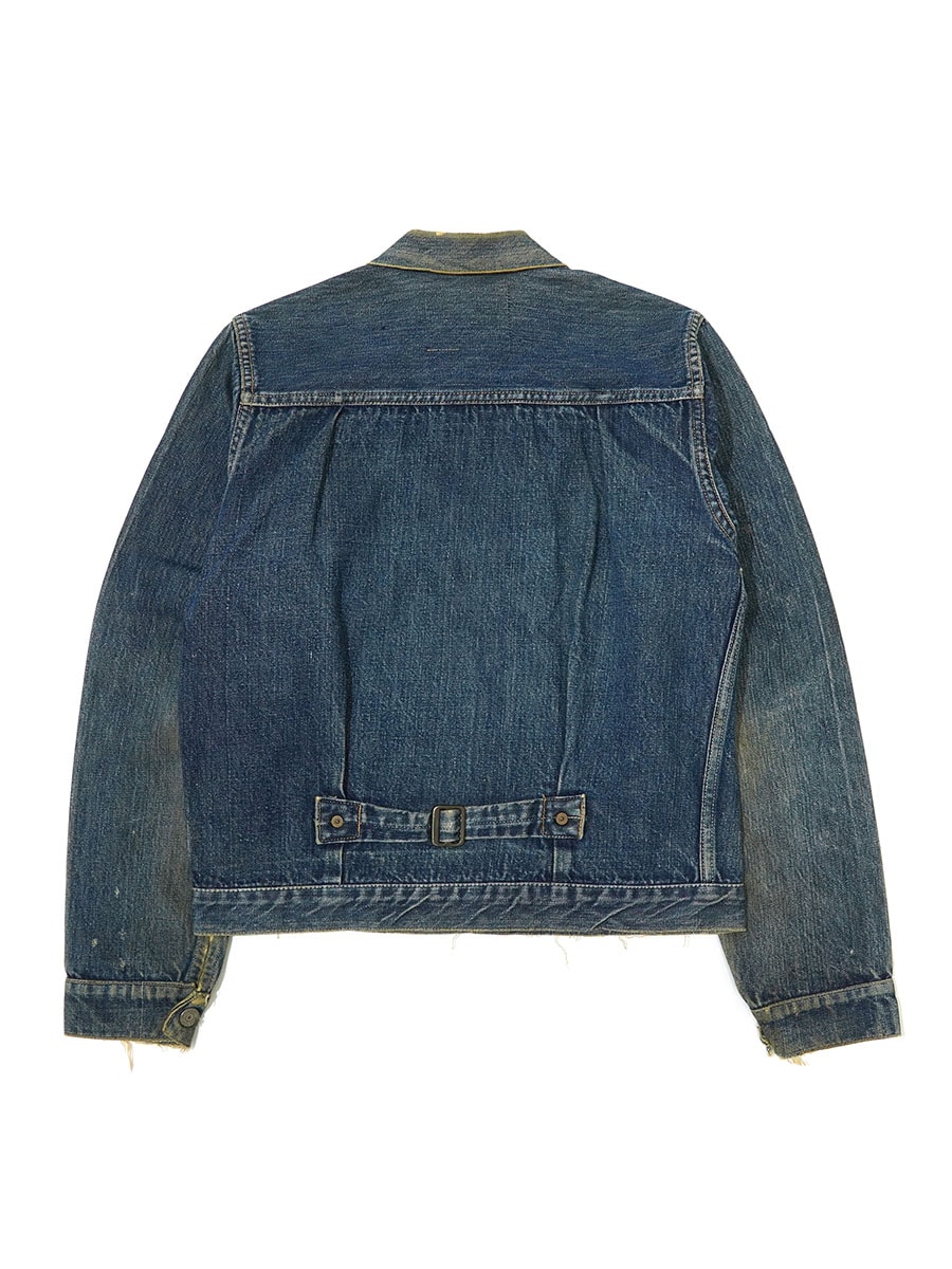 Levi's Lot 506XX デニムジャケット サイズ38 50's LEVI'S 506XX デニムジャケット スライドバックル 良雰囲気 実寸