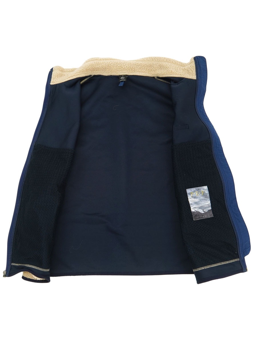 96 パタゴニア レトロXベスト ナチュラル/ストームブルー 表記(XL) USA