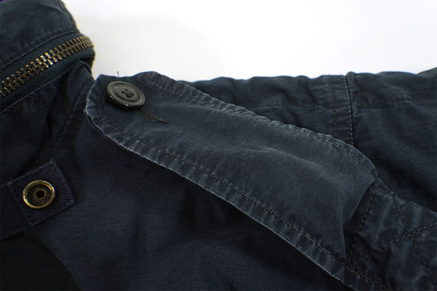 Ki　ネイビー ミリタリージャケット　ラルフローレン USED】RRL ラルフローレン コットンツイル ミリタリー