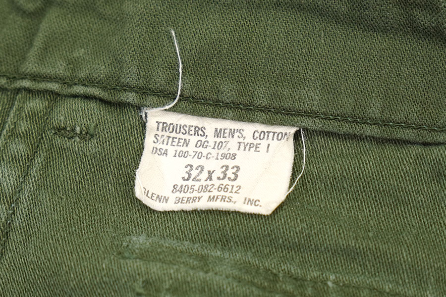 70 U.S.ARMY ベイカーパンツ ジッパーフライ 表記(32x33) | NEW ITEM