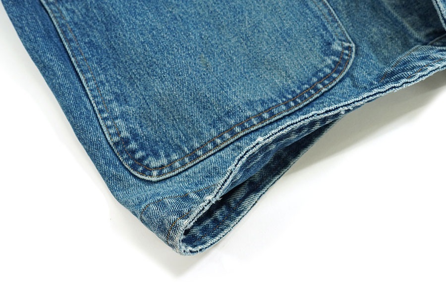 80's～ ラルフローレン 襟コーズ デニムカバーオール 表記(L) USA製