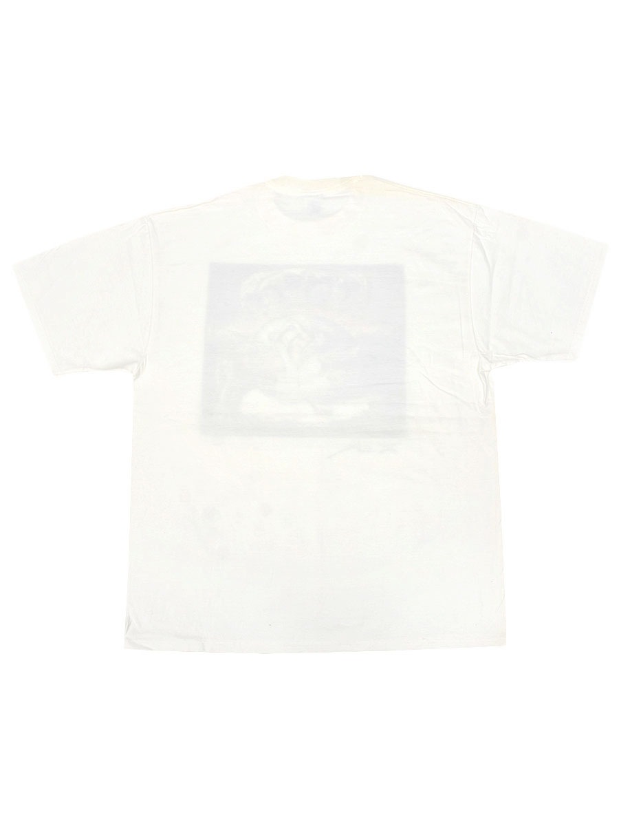 90's JERZEES サルバドール・ダリ ''新人類の誕生を見つめる地政学の子供'' アートTシャツ ホワイト 表記(XL) USA製 DEAD