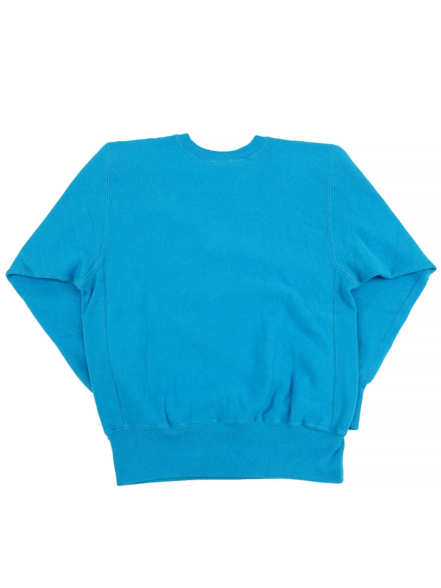 90'S CHAMPION REVERSE WEAVE CRUE PLAIN TURQUOISE (SIZE. LARGE