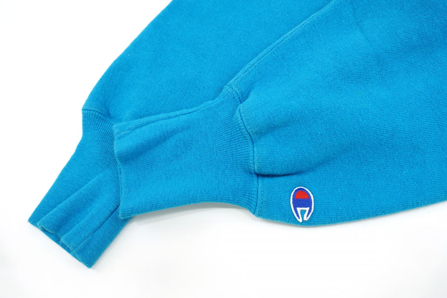 90'S CHAMPION REVERSE WEAVE CRUE PLAIN TURQUOISE (SIZE. LARGE