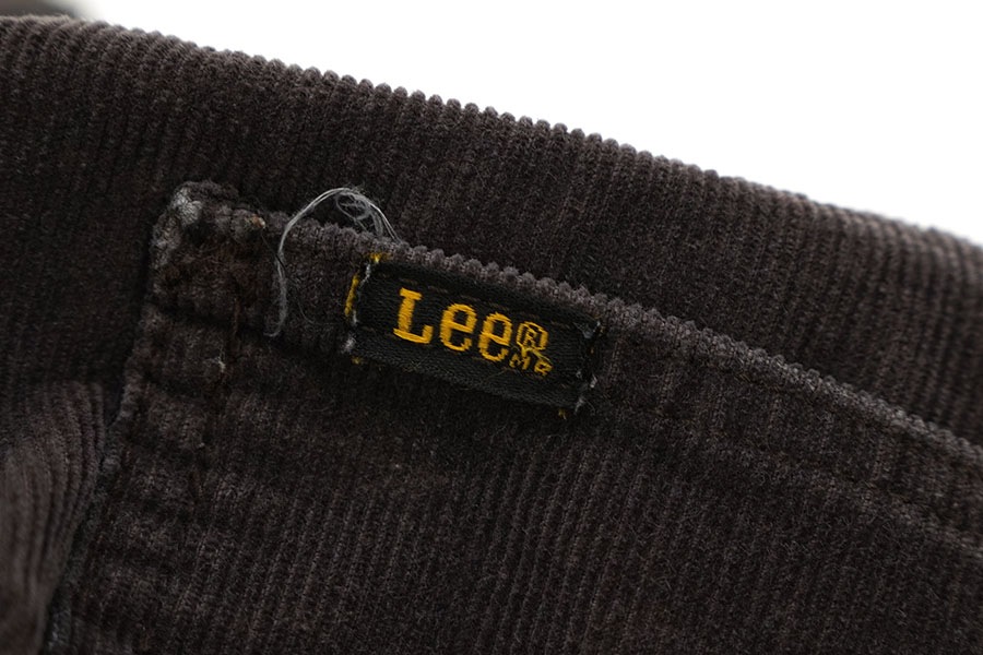 80's～ Lee 200 ブーツカット コーデュロイパンツ 褪せダークブラウン 実寸(31ｘ31位)