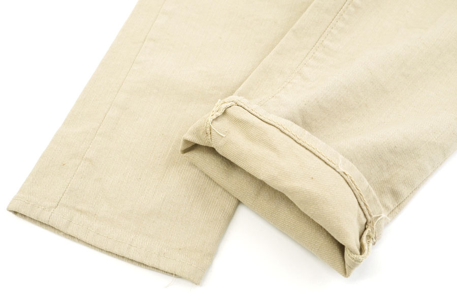 60's Levi's 612 BIG-E ストレッチテーパードパンツ オフホワイト 実寸(31x31位)