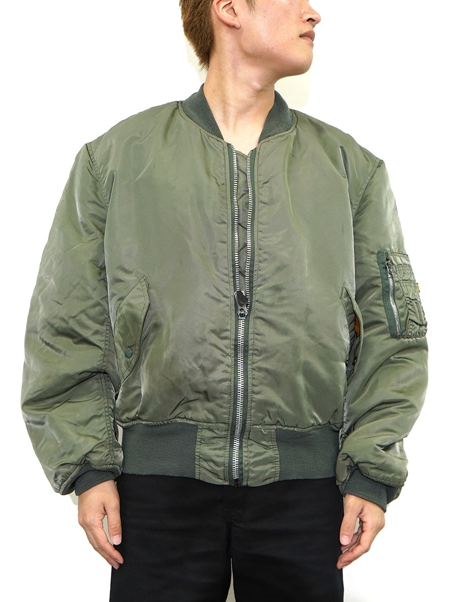 USA製 ALPHA INDUSTRIES MA-1 MIL-J-8279(USAF) フライトジャケット