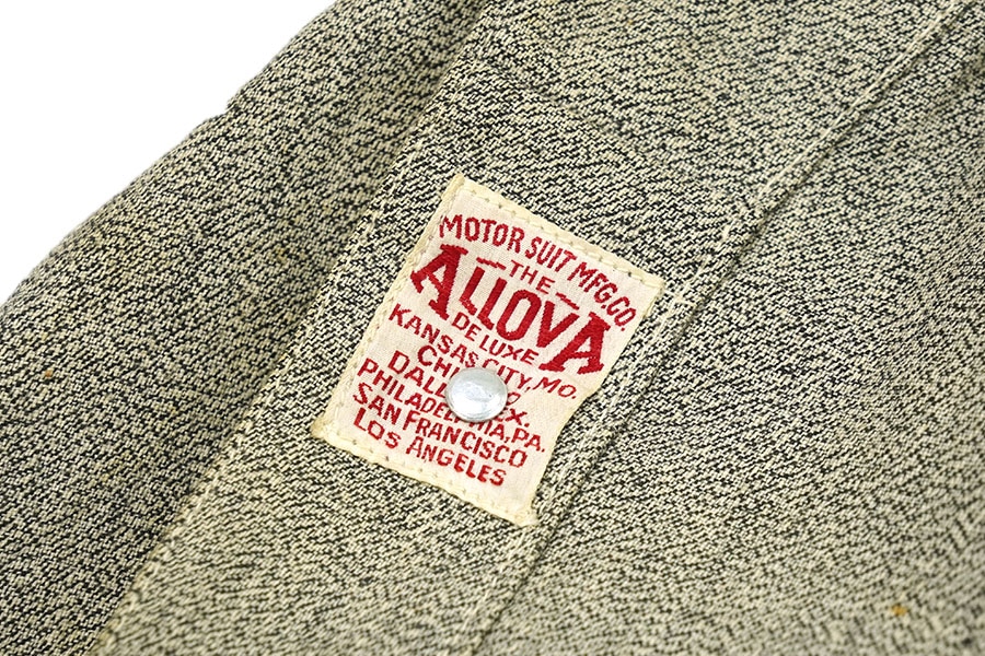 40's THE ALLOVA MOTOR SUIT MFG CO. ''STP/CHAMPION'' ワッペン