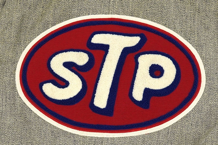 30s-40s ALLOVA デッドストック ショップコート ガレージ STP 40's THE ALLOVA MOTOR SUIT MFG CO. ''STP/CHAMPION'' ワッペン