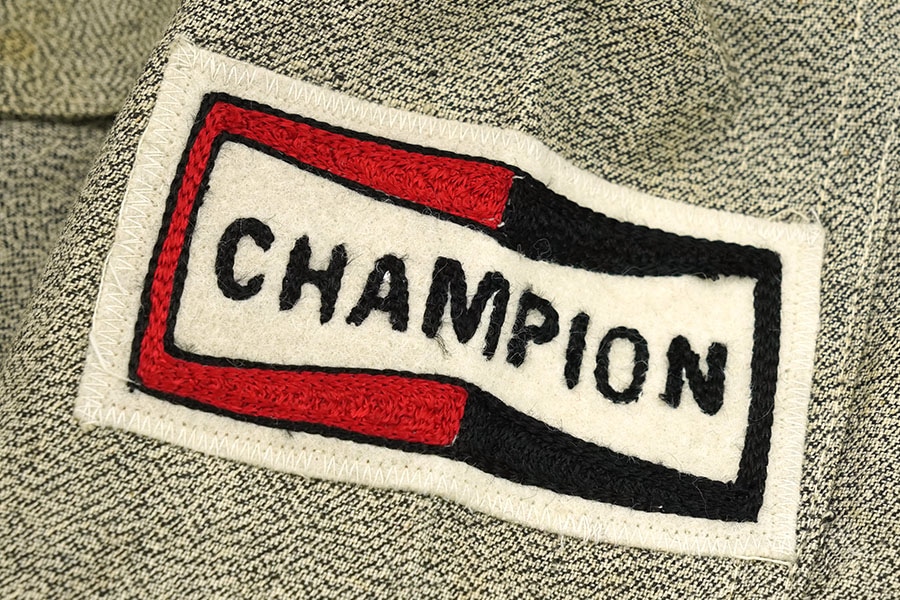 40's THE ALLOVA MOTOR SUIT MFG CO. ''STP/CHAMPION'' ワッペン